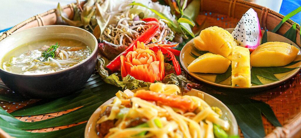 Traditionelle Küche in Laos