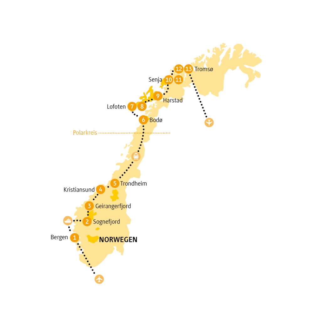 Reiseroute NOLOF27