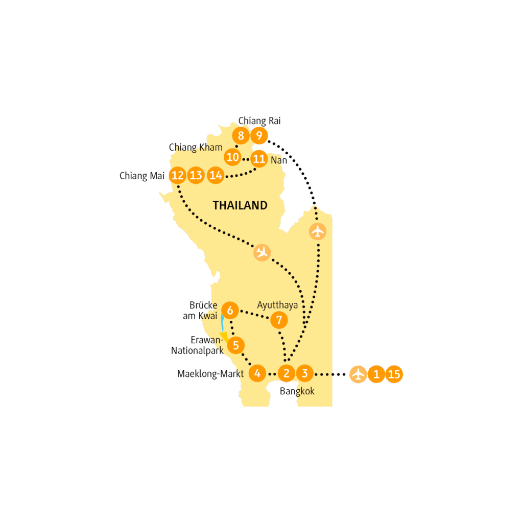 Reisekarte THCHI