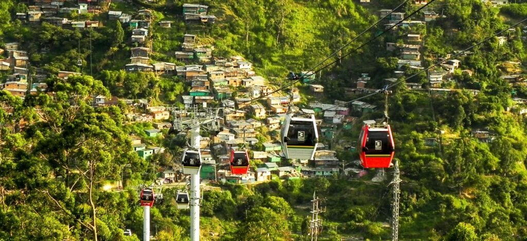 Seilbahn in Medellin
