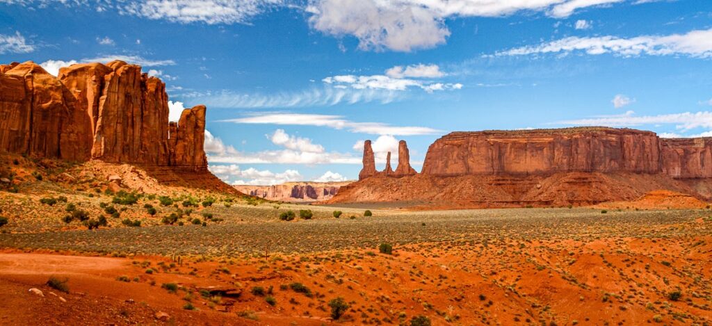 Felsformationen im Monument Valley