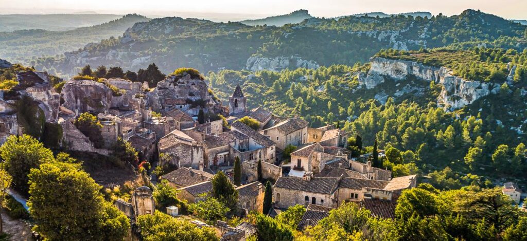 Blick auf Les-Baux-de-Provence