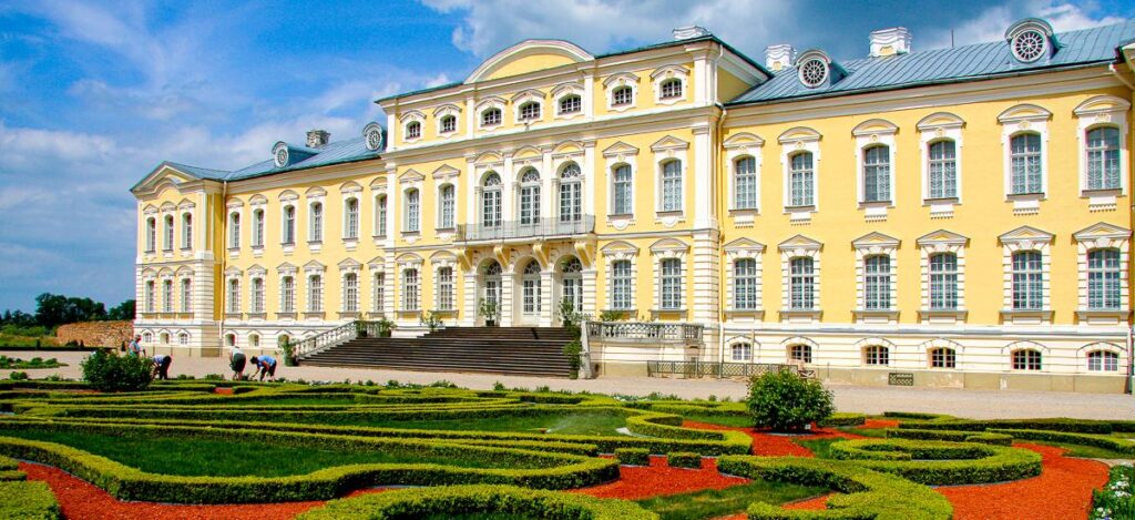 Barockgarten am Schloss Rundale