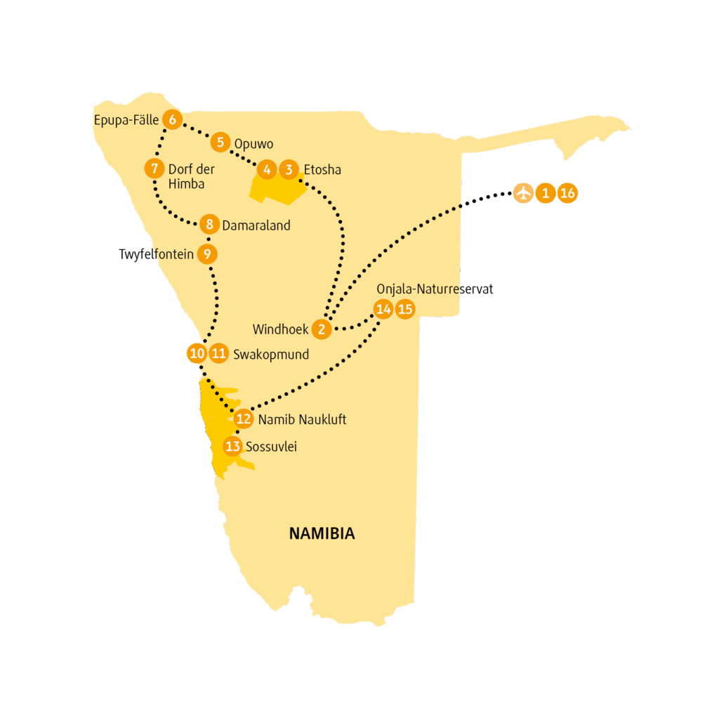 Reiseroute NAHIM27