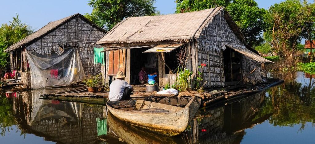 Schwimmendes Dorf am Tonle Sap