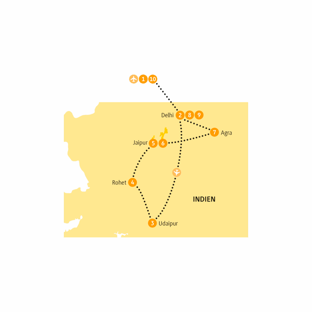 Reiseroute INFAM1