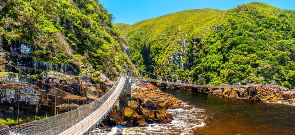 Storms River H?ngebr?cke im Tsitsikamma Nationalpark
