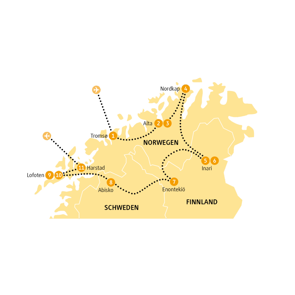 Reiseroute NONOR27