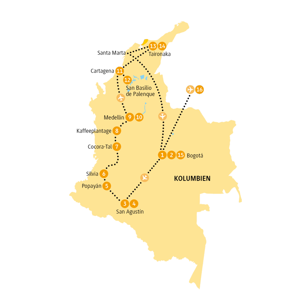 Reisekarte COSAN27