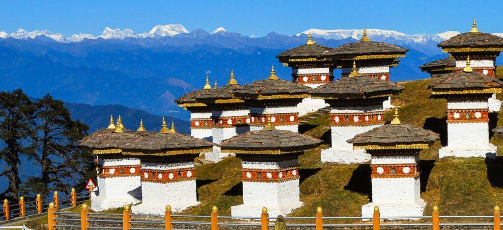 Chorten auf dem Dochula-Pass