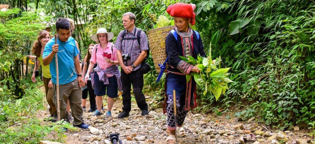Wanderung mit den roten Dao