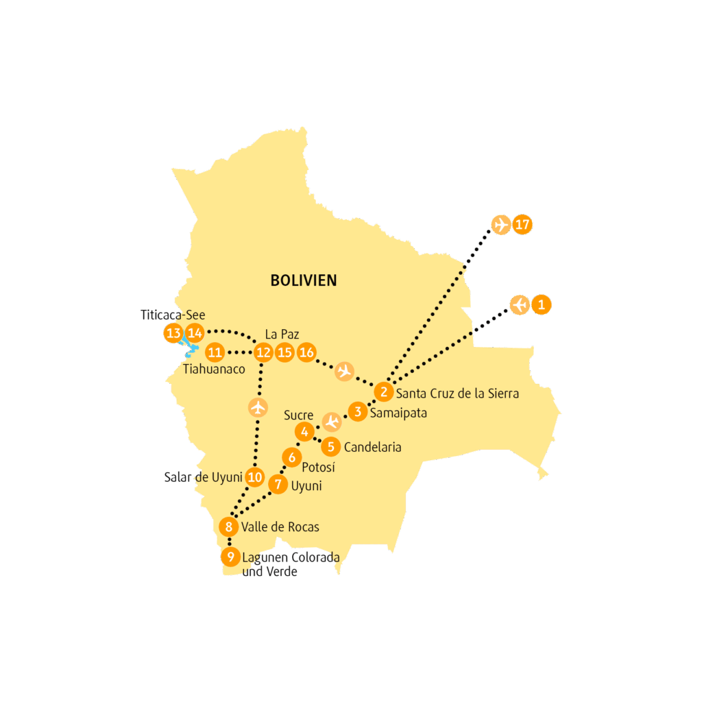 Reisekarte BOUYU
