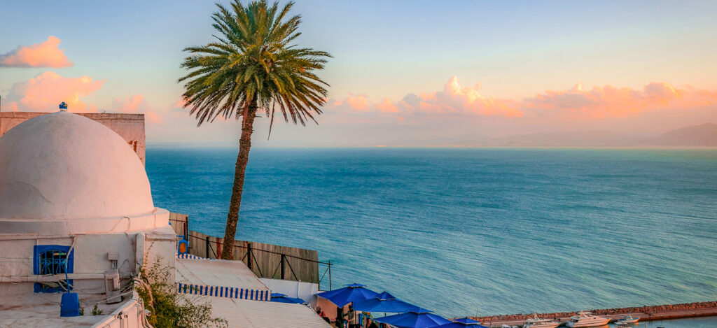 Sonnenuntergang in Sidi Bou Said