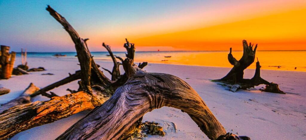 Sunset at the beach