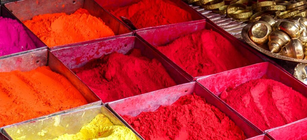 Farben zu verkaufen
