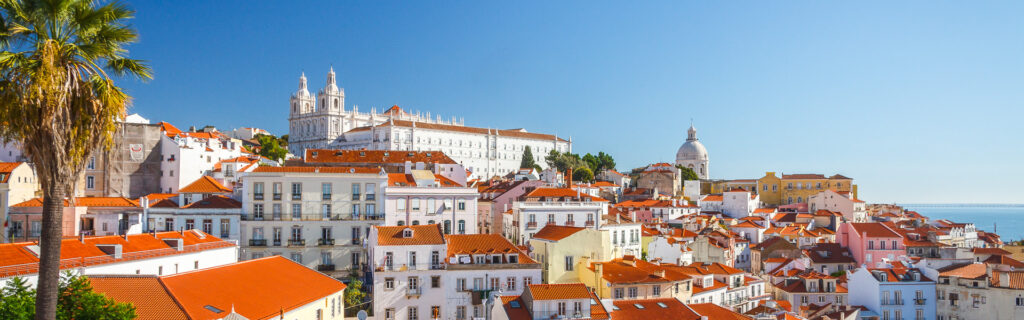 Lissabon mit Convento do Carmo