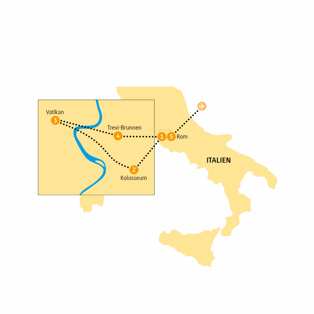 Reisekarte ITROM27