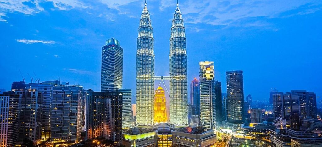 Kuala Lumpur bei Nacht