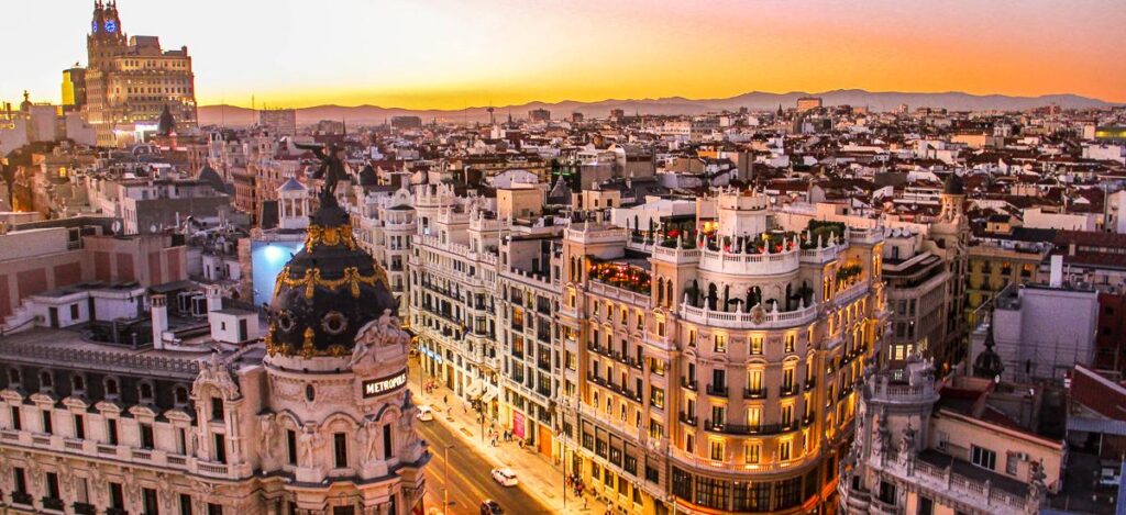 Sonnenuntergang über Barcelona