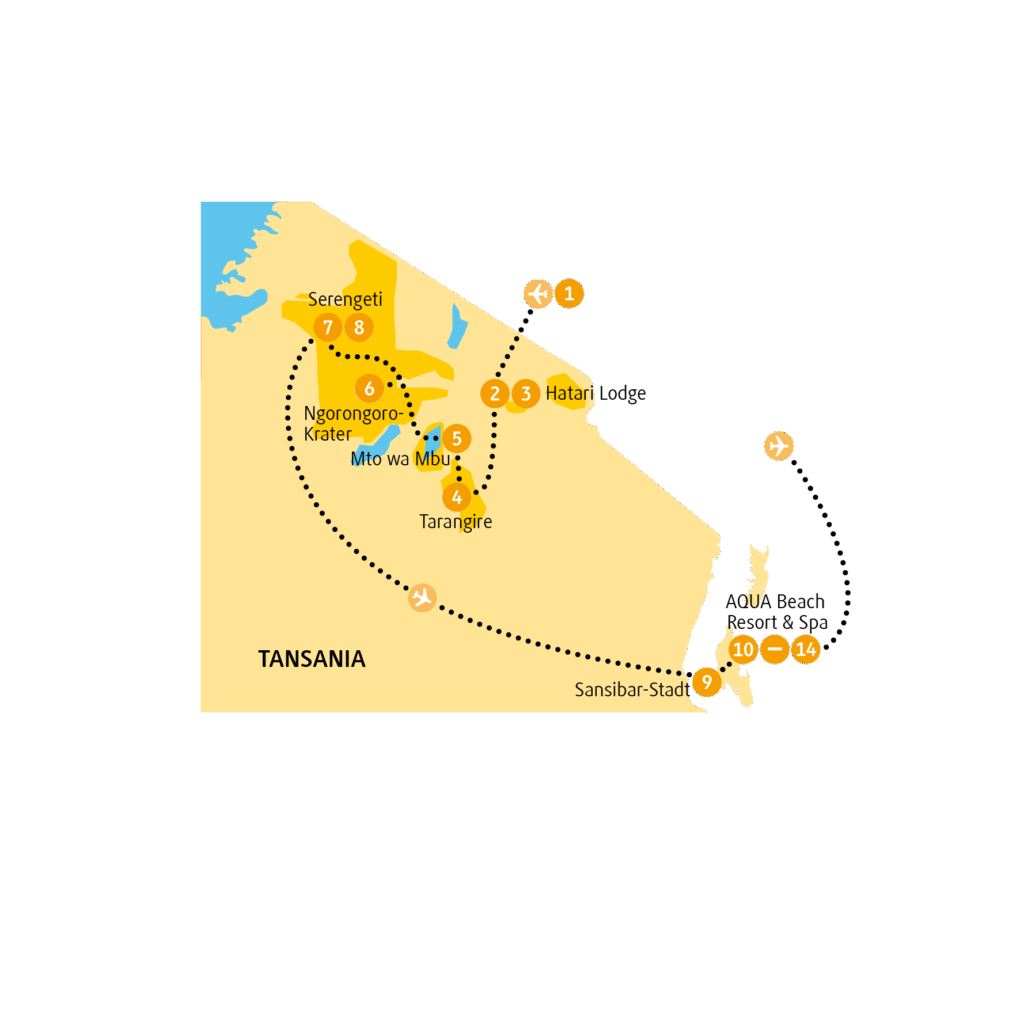 Reiseroute TZDCH-26