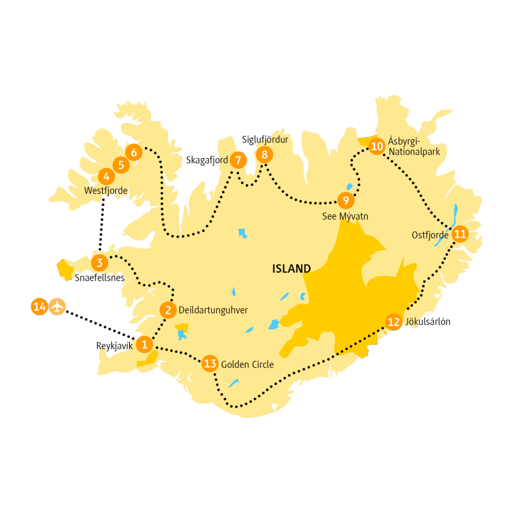 Reisekarte ISVES