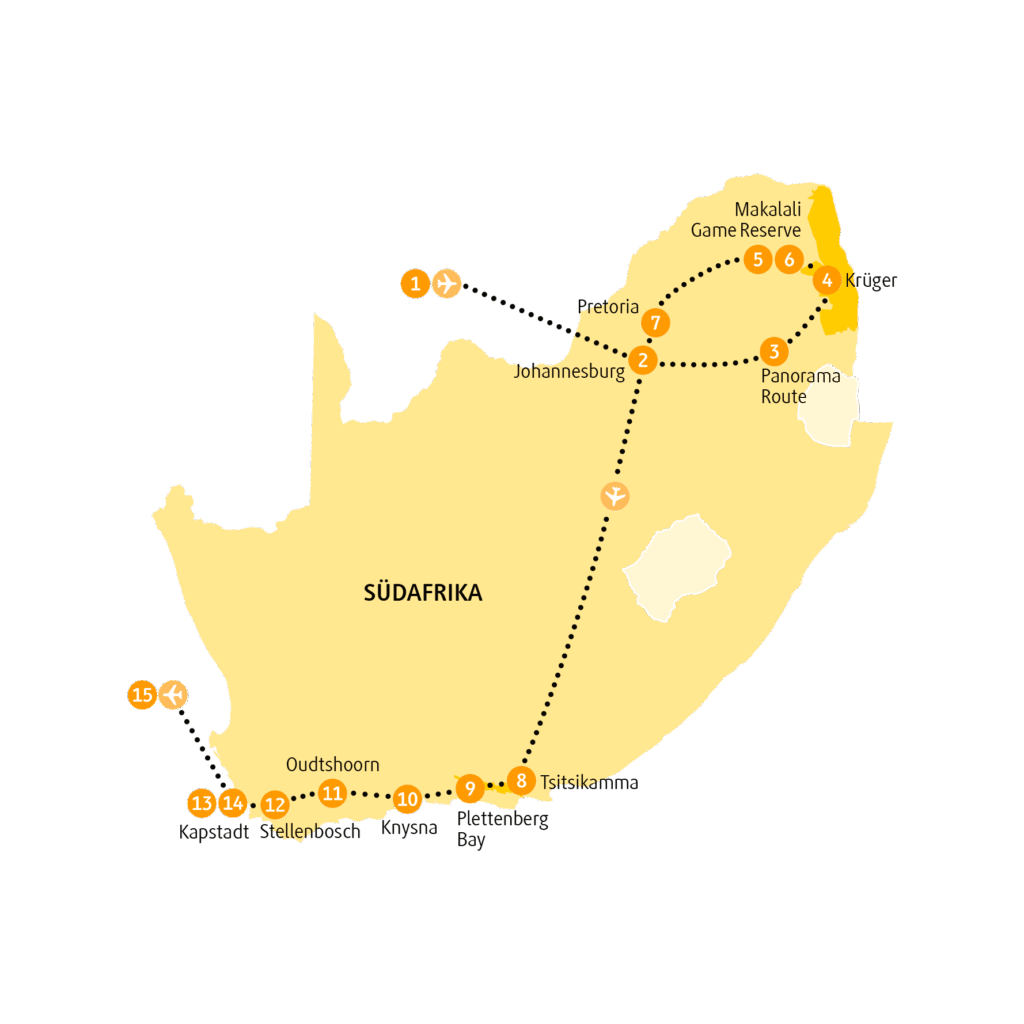 Reiseroute ZAOUT