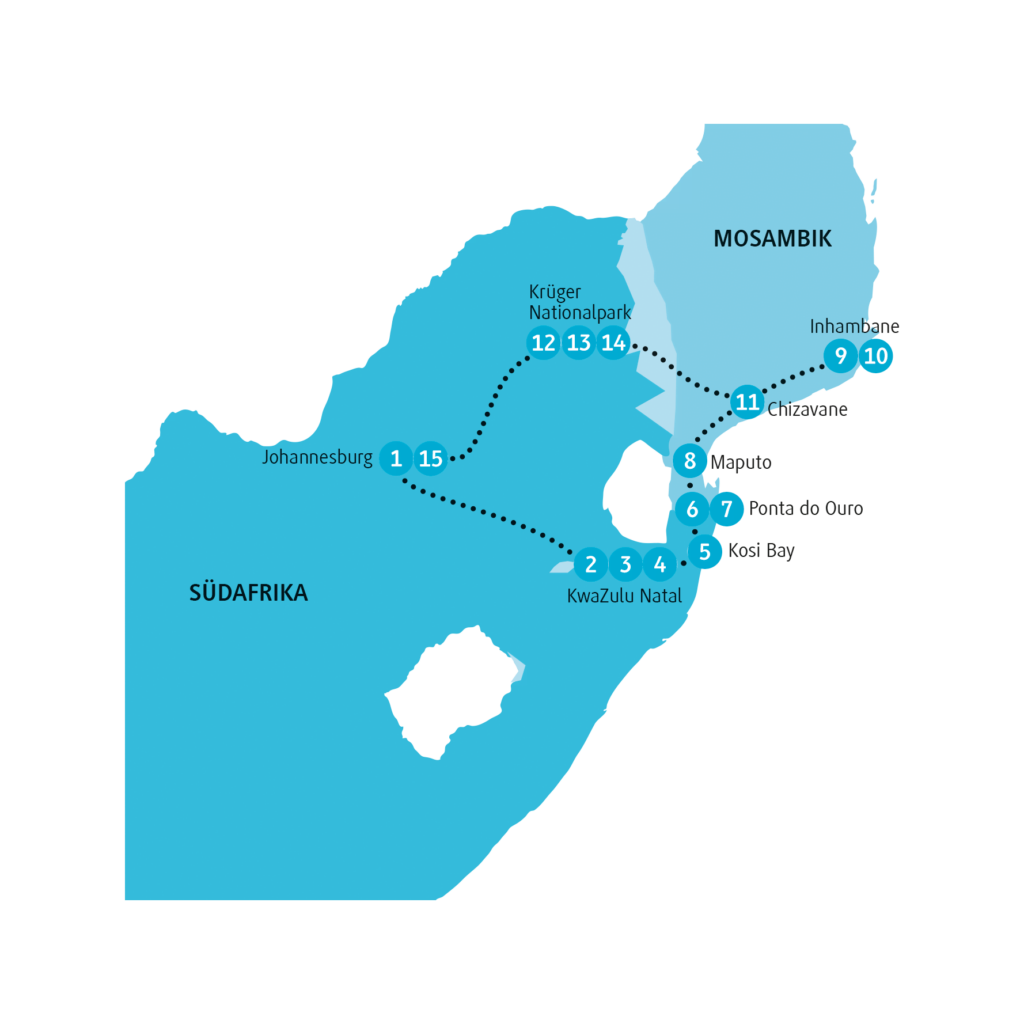 Reiseroute SAYME