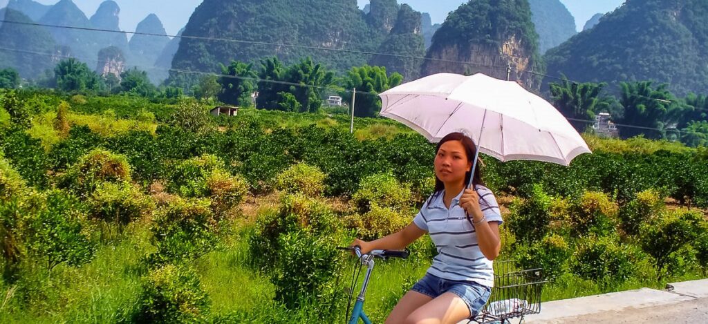 Radfahren in Guilin