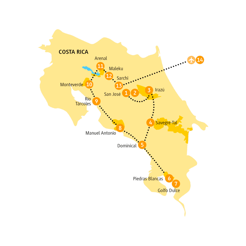 Reiseroute CRMON