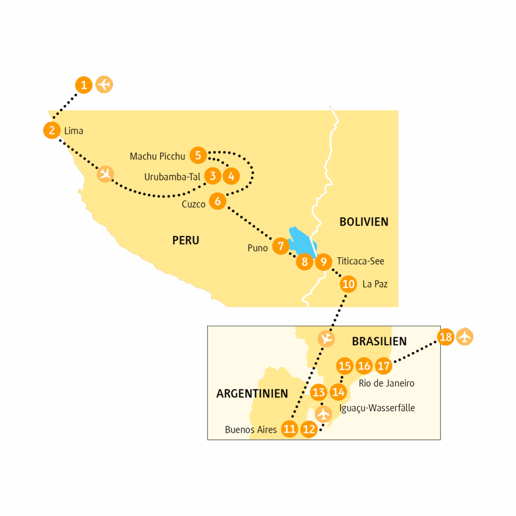 Reisekarte PETIT