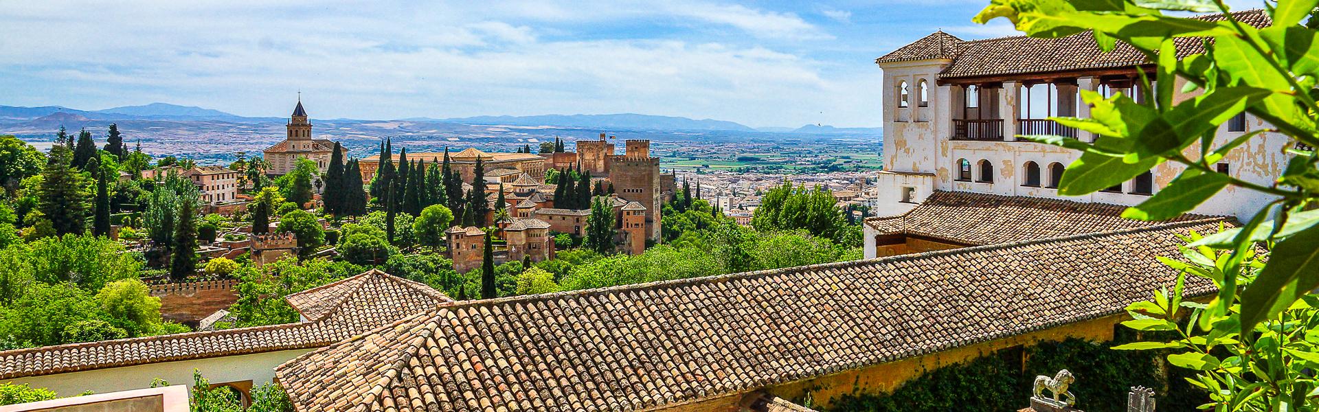 Blick auf die Alhambra