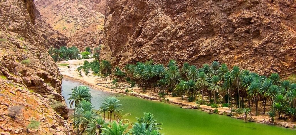 Wadi bei Maskat