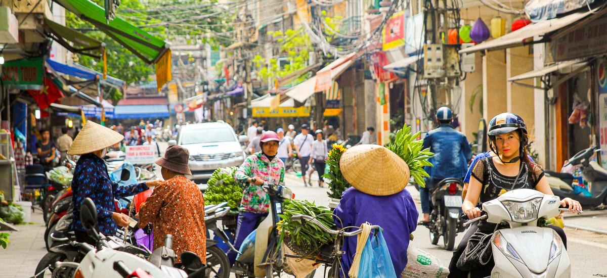 Innenstadt von Hanoi