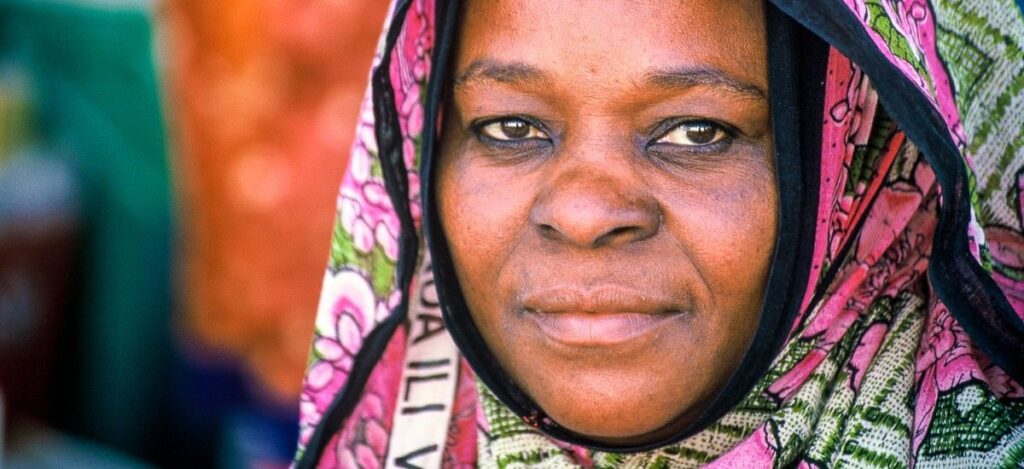 Portrait einer Frau in Dhofar