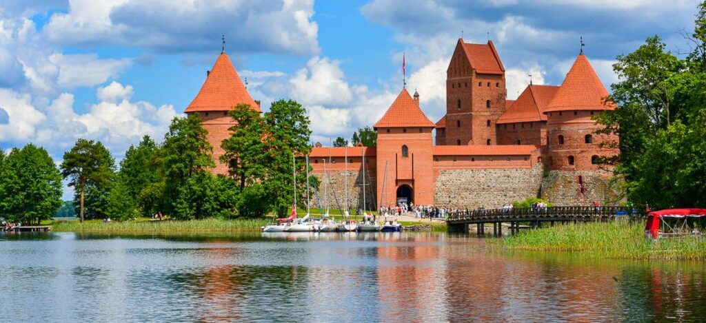 Burg Trakai auf einer Insel im See