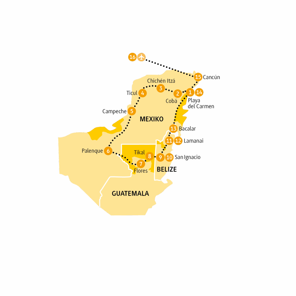 Reiseroute MXPAL27