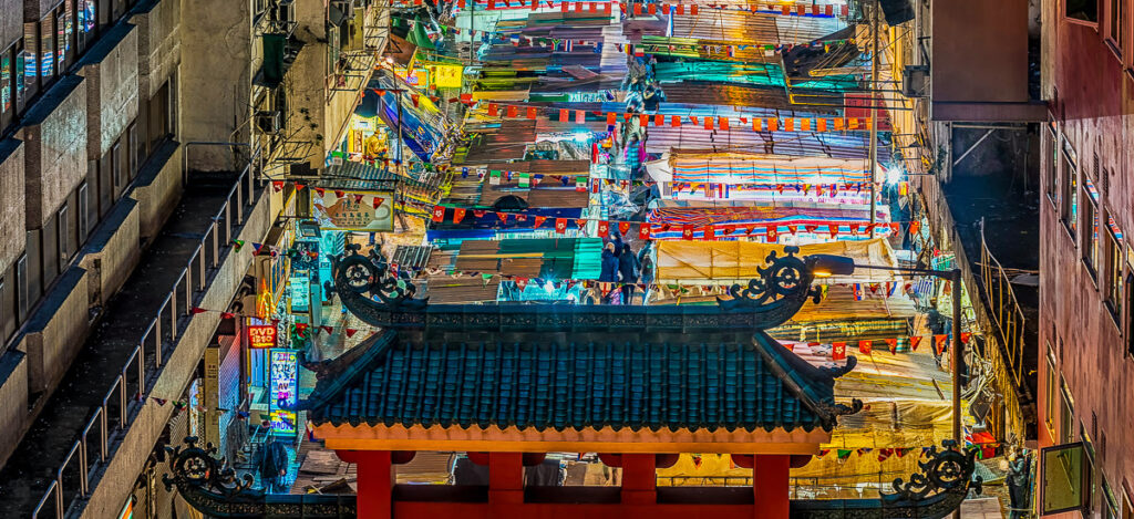 Temple Street in Hongkong