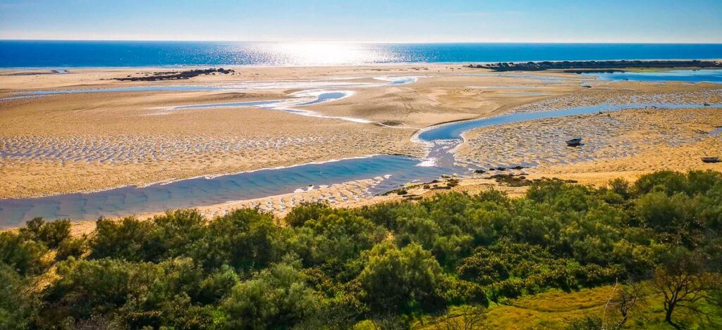 Lagunen im Naturpark Ria Formosa