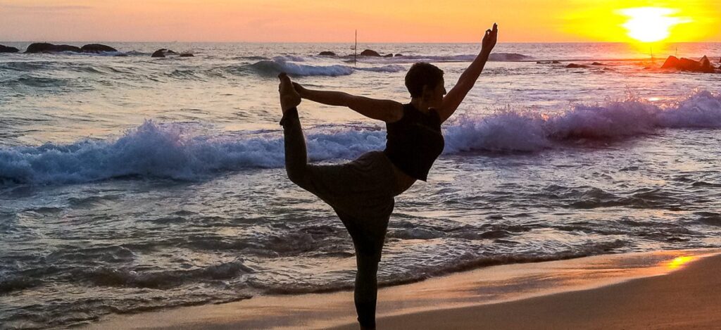 Yoga am Strand