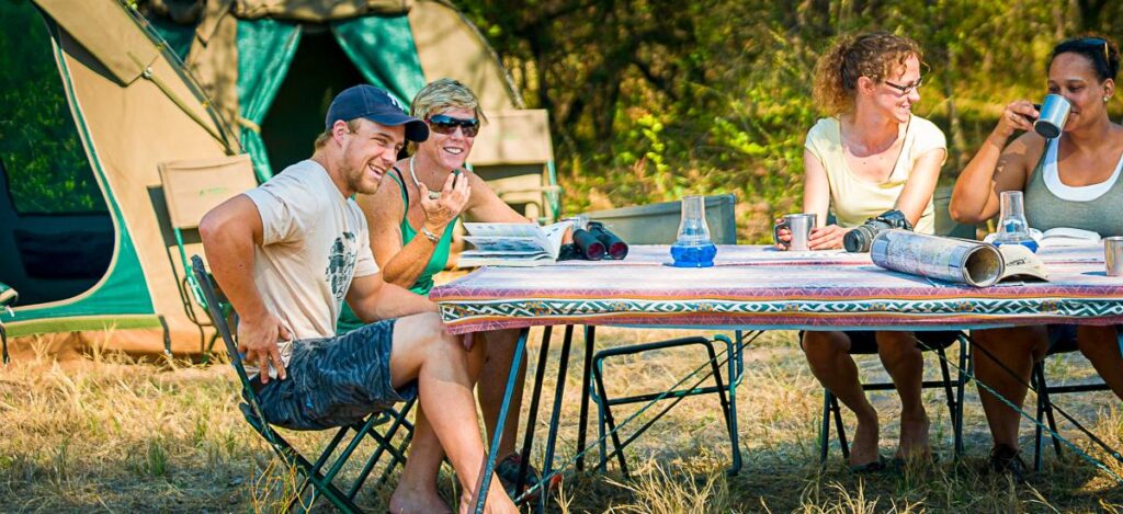 Tourplanung im Camp