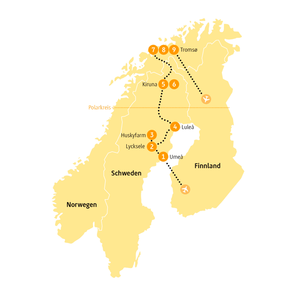 Reisekarte SELAP