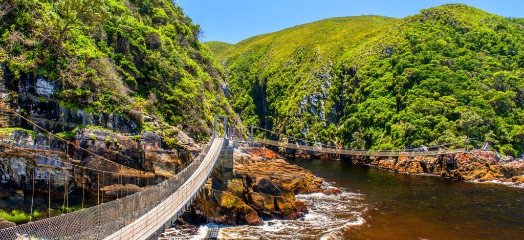 Storms River H?ngebr?cke im Tsitsikamma Nationalpark