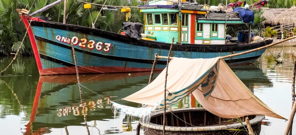 Fischerboote bei Hoi An