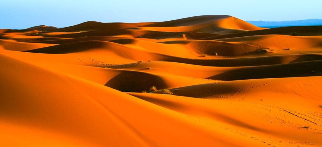 Dünenlandschaft der Sahara