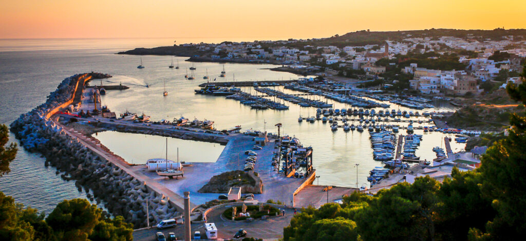 Ausblick auf Leuca am Abend
