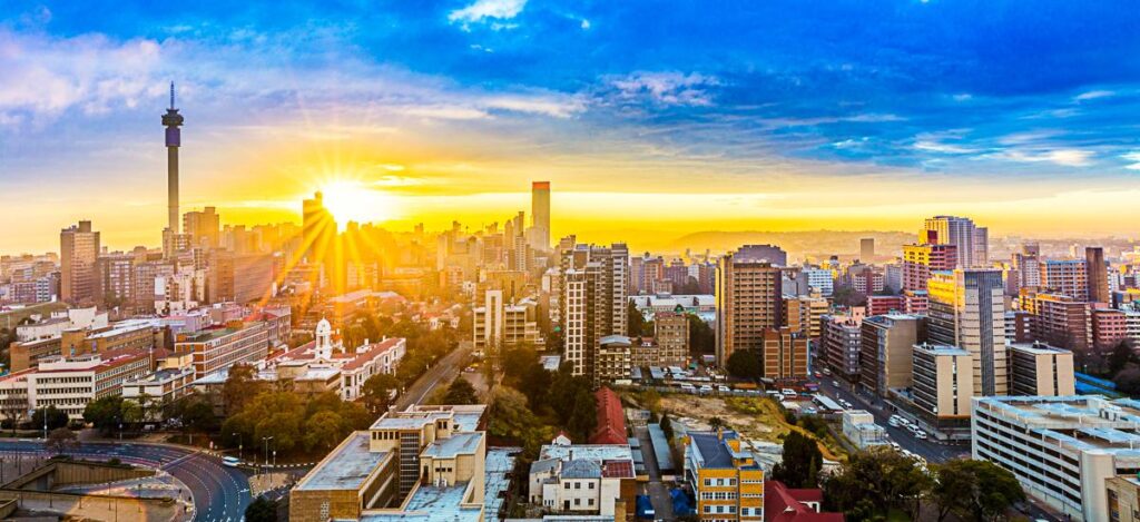 Skyline von Johannesburg